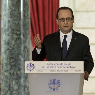 François Hollande. [Anadolu Agency/AFP - Geoffroy Van der Hasselt]