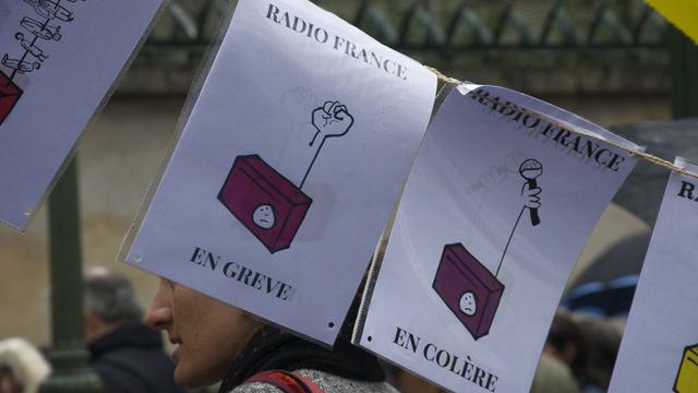 La grève se poursuit à Radio France. [CITIZENSIDE/AFP - Patrice Pierrot]