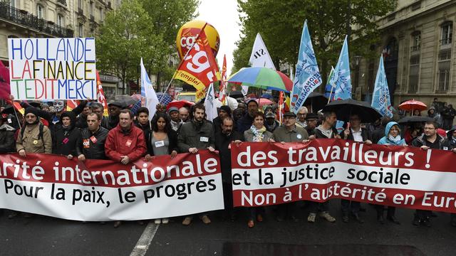 Les manifestations du 1er Mai à Paris. [AFP - Alain Jocard]