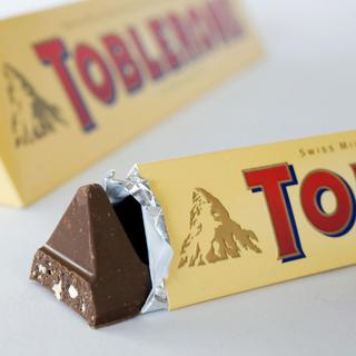 Le Cervin est  le logo du chocolat suisse Toblerone. [Keystone - Martin Ruetschi]