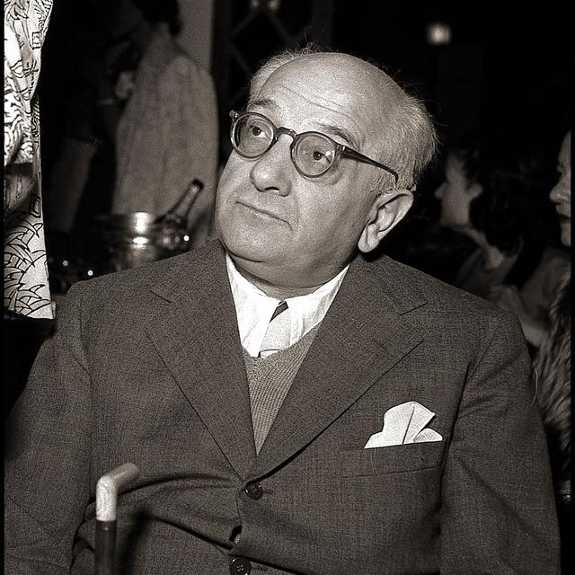 Alberto Savinio (Andrea de Chirico) (1891-1952) en 1949 à Rome. [Leemage/AFP]