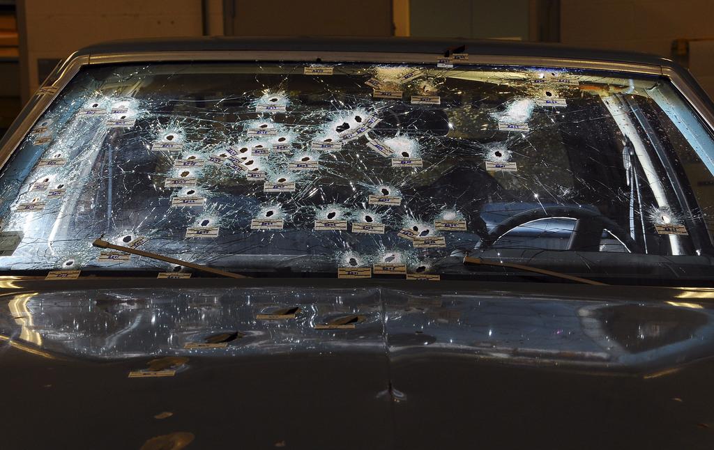 Au total, les policiers avaient tiré 137 balles sur la voiture des victimes. [Office of the Ohio Attorney General via AP - UNCREDITED]