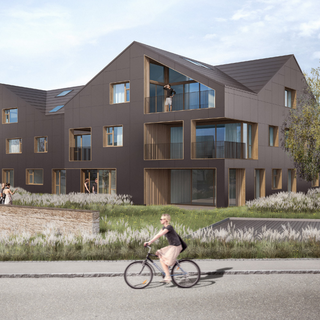 Les locataires devraient pouvoir emménager en 2016 dans le bâtiment prévu dans une commune proche de Winterthour. [Umwelt Arena Spreitenbach - Image de synthèse]