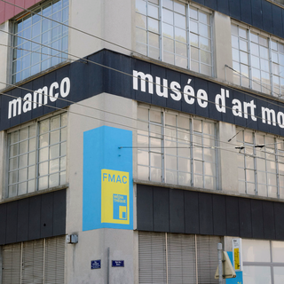 Le Mamco, dans le quartier de Plainpalais à Genève. [Keystone - Martial Trezzini]