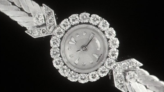 Une montre de luxe en 1960. [RTS]