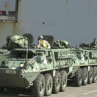 Des chars américains pourraient être stationnés en Europe de l'Est. [EPA/Raed Qutena]