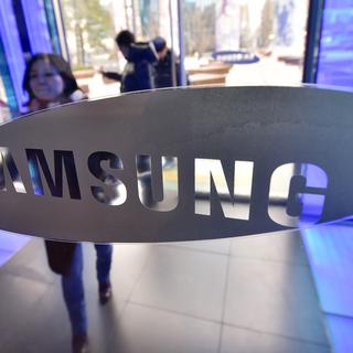 Le bénéfice de Samsung a baissé de 23% en 2014, à 19,5 milliards de francs. [AFP - Jung Yeon-Je]