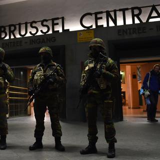 Bruxelles est en état d'alerte depuis ce week-end. [AFP - Emmanuel Dunand]