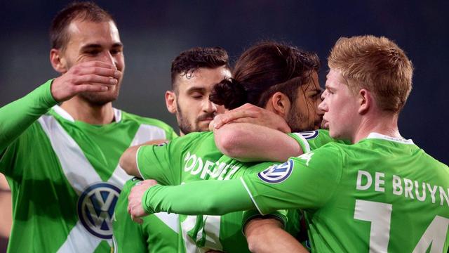 Rodriguez (au centre) et ses coéquipiers joueront la Ligue des champions. [Peter Steffen]