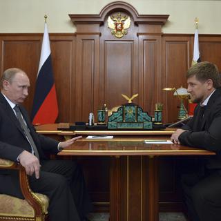 Rencontre entre Vladimir Putin et Ramzan Kadyrov. [Reuters - Alexei Druzhinin]