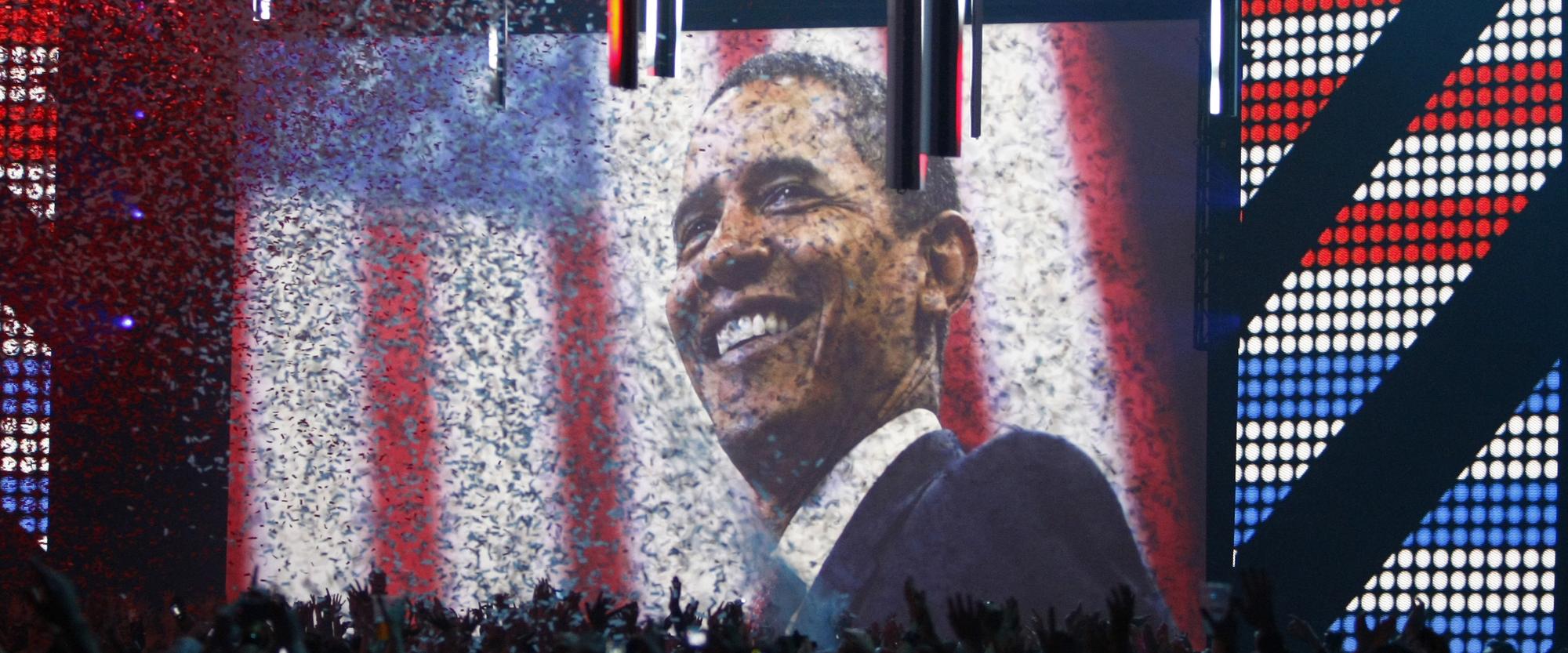 Barack Obama après sa victoire le 6 novembre 2008. [Reuters - Phil Noble]