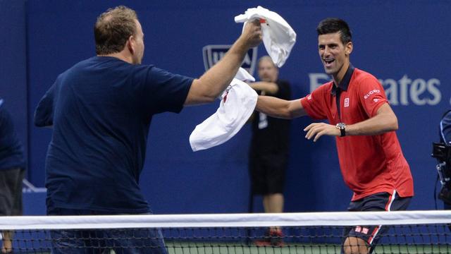 Le Serbe se sent décidément comme chez lui à l'US Open. [Keystone - Justin Lane]