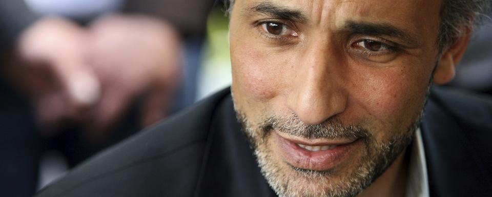 Le professeur Tariq Ramadan lors d'une conférence en 2010. [Stephane Mahe]