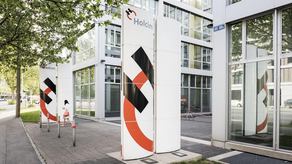 Le siège de la compagnie Holcim à Zurich. [Keystone - Christian Beutler]