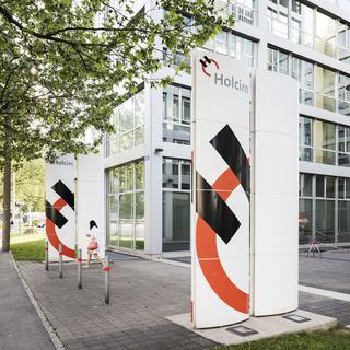 Le siège de la compagnie Holcim à Zurich. [Keystone - Christian Beutler]