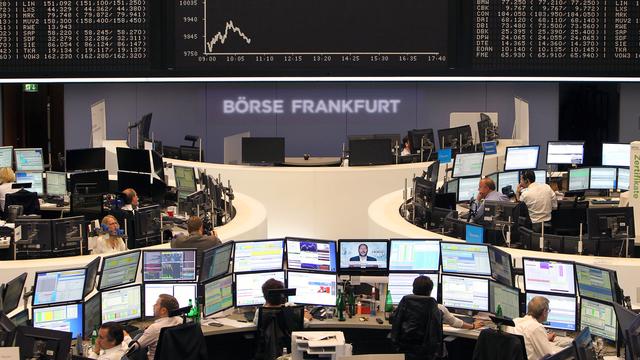 La Bourse de Francfort, à l'instar des places européennes, subit un fort repli lundi. [Daniel Roland]