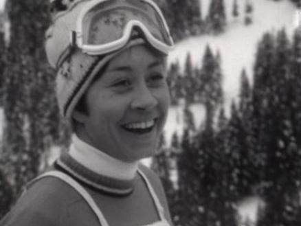 La skieuse valaisanne Fernande Bochatay en 1969. [RTS]