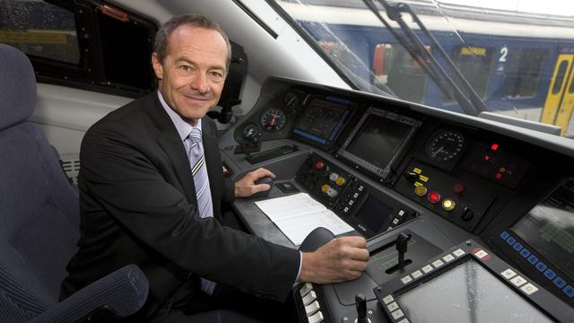 Alain Barbey, directeur de Lyria, la filiale de la SNCF et des CFF qui gère le trafic TGV entre la Suisse et la France. [Martin Ruetschi]