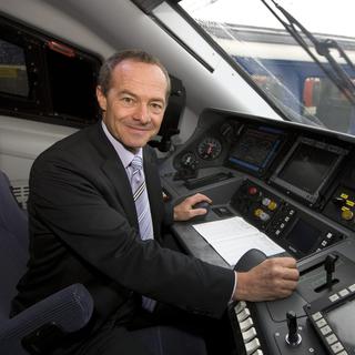 Alain Barbey, directeur de Lyria, la filiale de la SNCF et des CFF qui gère le trafic TGV entre la Suisse et la France. [Martin Ruetschi]