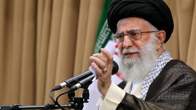 Le guide suprême iranien, Ali Khamenei. [EPA/Supreme leader official website/Keystone]