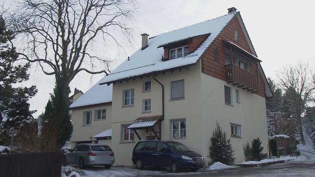 La maison à Flaach dans le canton de Zurich où s'est déroulé le drame.