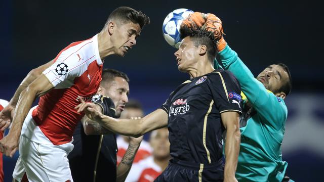 Une victoire contre le Dinamo pourrait ne pas suffire à Arsenal et Gabriel Paulista. [Sanjin Strukic]