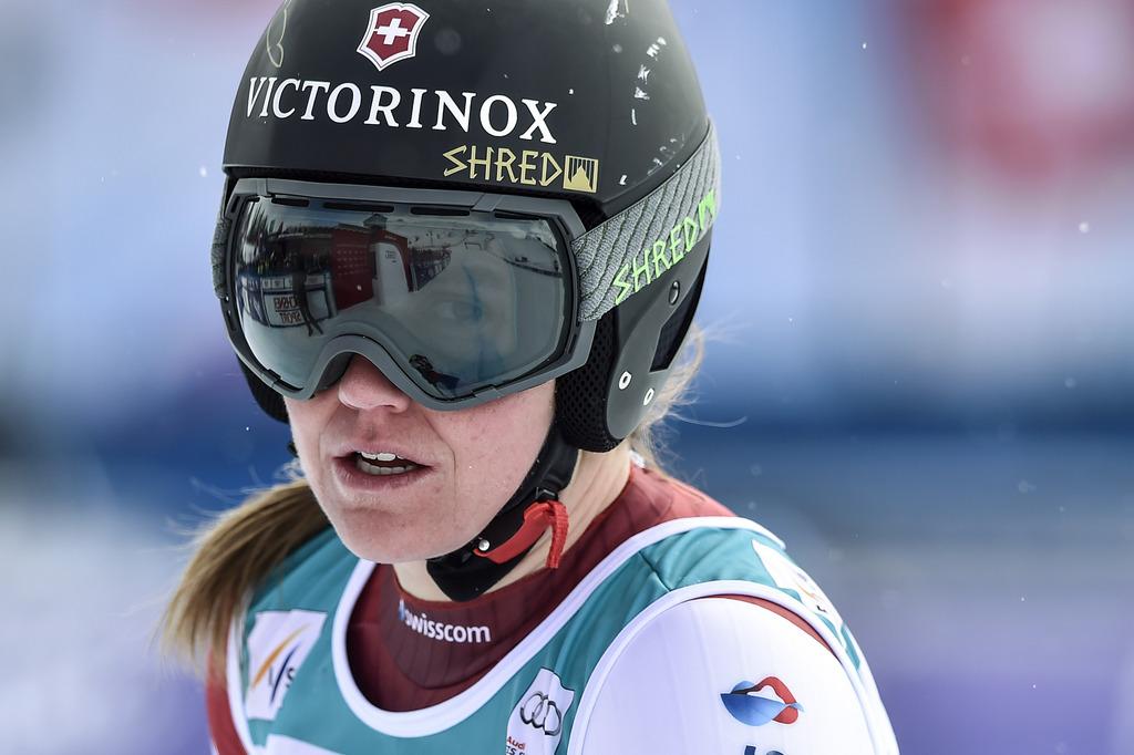 Fabienne Suter a les armes techniques pour briller sur l'exigeante "Raptor". [Keystone - Peter Schneider]