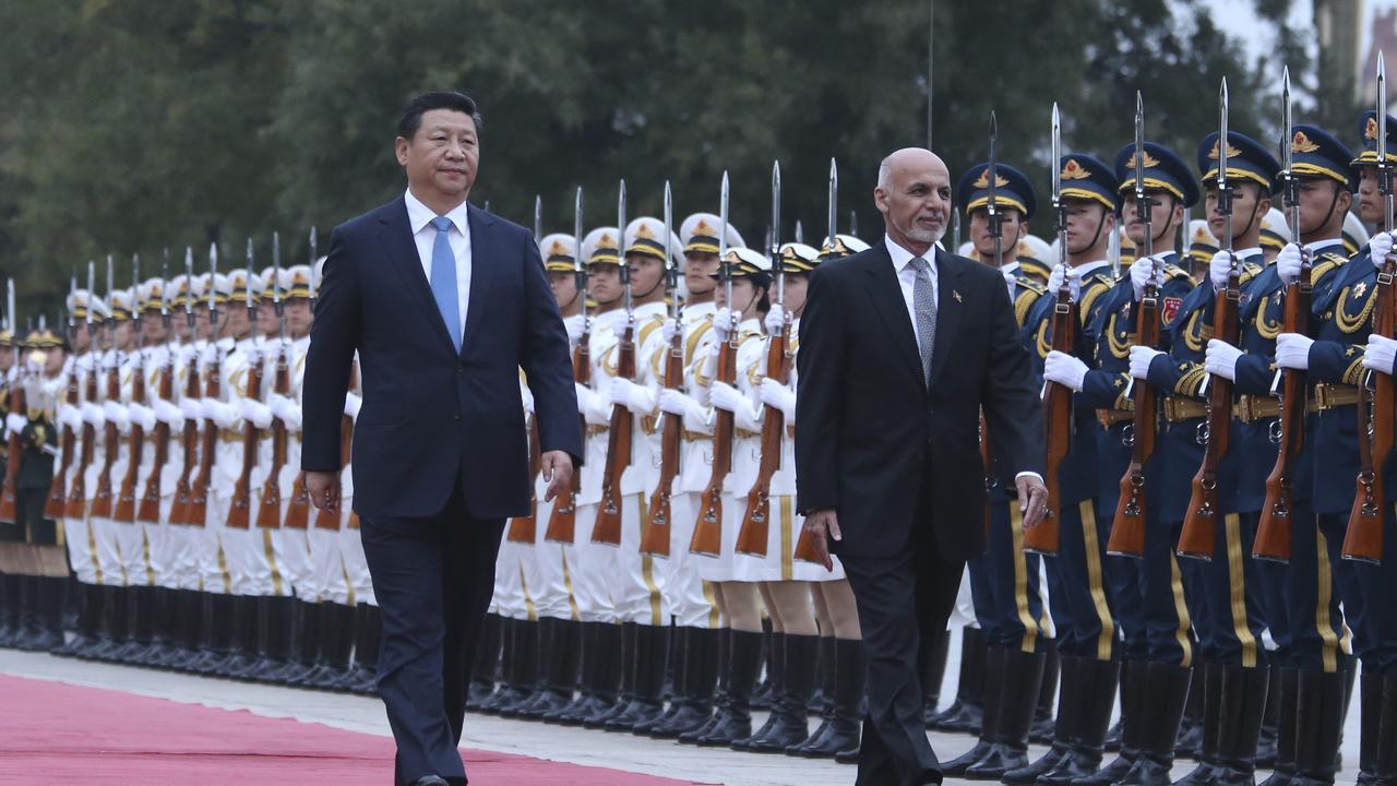 Les liens entre la Chine et l'Afghanistan sont étroits, ici le président chinois et son homologue afghan. [AFP/Xinhua - Ding Lin]