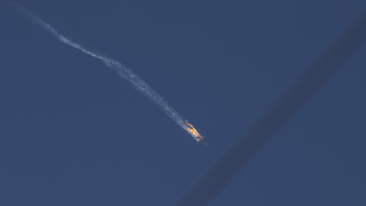 L'avion abattu par l'aviation turque appartient à la Russie. [Anadolu Agency/AFP - Fatih Aktaş]