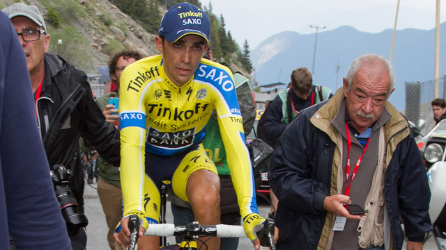 Finhaut avait déjà accueilli une étape du Dauphiné Libéré en 2014. [Keystone - Etienne Bornet]