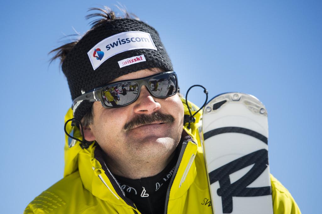 Stauffer est à la tête de l’équipe masculine de ski alpin depuis avril 2014. [KEYSTONE - Jean-Christophe Bott]