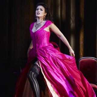 Olga Peretyatko est Violetta Valery dans "La Traviata". [Opéra de Lausanne - M. Vanappelghem]
