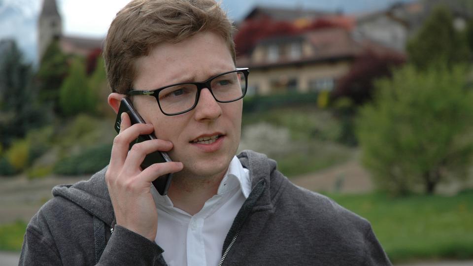 Julien Délèze, responsable de la campagne de Mathias Reynard.