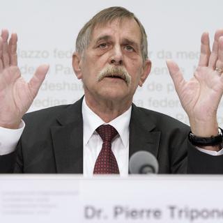 Pierre Triponez (PLR-BE) préside la Commission de haute surveillance de la prévoyance professionnelle. [Keystone - Lukas Lehmann]