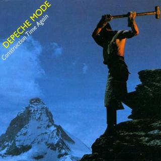 Pochette de l'album "Construction Time Again" de Depeche Mode. [Intercord Record Service]
