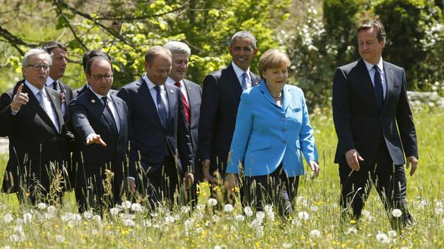 Les membres du G7 et l'Union européenne veulent se montrer unis face à Moscou. [Kevin Lamarque]