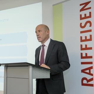 Actuellement vice-président de Raffeisen Suisse, Patrick Gisel va prendre prochainement la direction de la banque. [Jean-Christophe Bott]