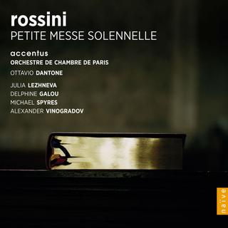 Couverture du disque "Petite messes solennelle" de Rossini. [Naïve Records]
