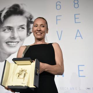 L'actrice française Emmanuelle Bercot a reçu le prix d'interprétation féminine. [EPA/Keystone - Franck Robichon]