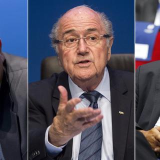 Jérôme Valcke, Sepp Blatter et Michel Platini ont été suspendus.