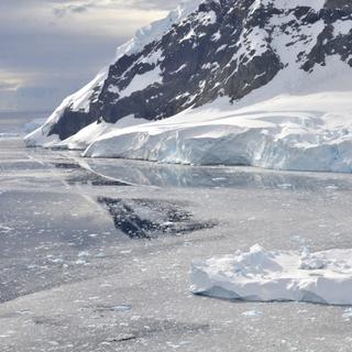 Un glacier de l'Antartique.