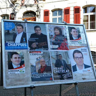 Six candidats briguent la mairie de Delémont. [RTS - Gaël Klein]