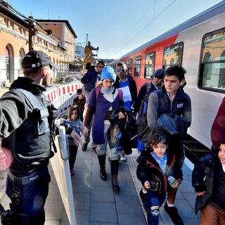 Les réfugiés ne cessent d'affluer vers l'Allemagne. [Anadolu Agency/AFP - Falk Heller]