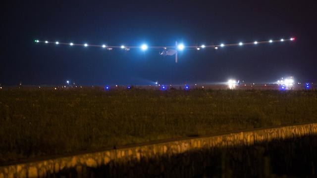 Solar Impulse a finalement pu décoller de Nankin où il était cloué depuis le 21 avril. [afp - Johannes Eisele]