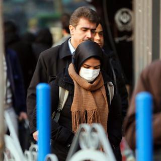La pollution de l'air est très élevée à Téhéran. [EPA/Keystone - Abedin Taherkenareh]