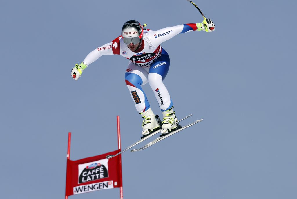 Beat Feuz a connu une semaine difficile à Wengen... [KEYSTONE - Marco Trovati]