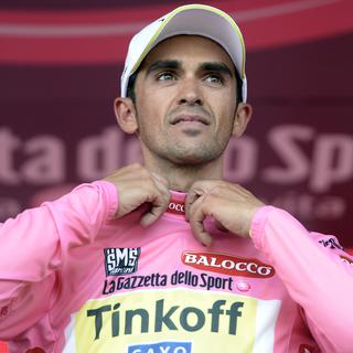 Alberto Contador a réussi à conserver son maillot rose. [Fabio Ferrari]