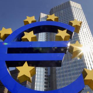 Le PIB de la zone euro a légèrement augmenté au premier trimestre. [AP/Keystone - Bernd Kammerer]