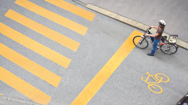 Au travail à vélo. [PRO VELO Suisse]