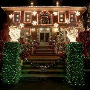 Les décorations de Noël sont gourmandes en énergie aux Etats-Unis. [EPA/KEYSTONE]